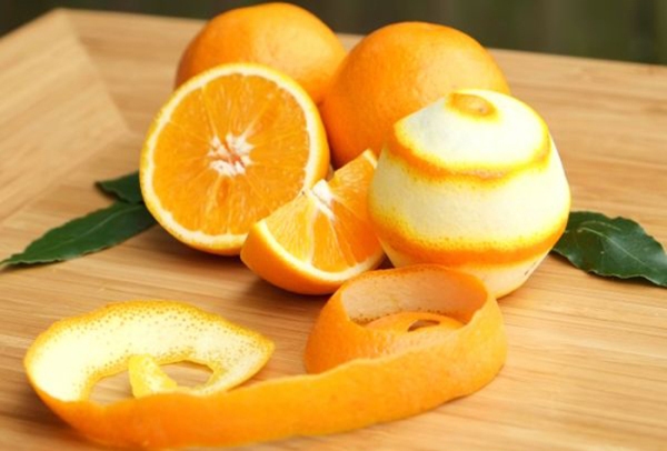 vỏ cam quýt chống say xe